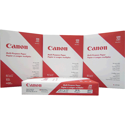 Papier pour copies a usage multiple, 8-1/2" x 11", 20 lb, Blanc Maritime Industrial Rubber