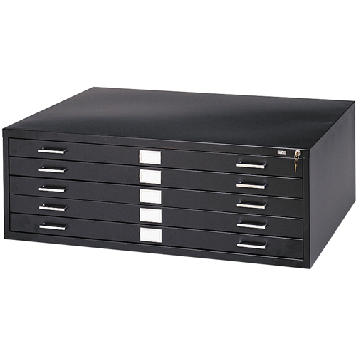 Classeurs en acier pour plans, 5 Tiroirs, 53-3/8" la x 41-3/8" p x 16-1/2" h Maritime Industrial Rubber