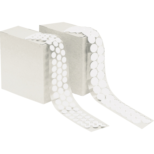 Attache en rondelle, Crochet, 1/2" dia., Adh&eacute;sif, Blanc Maritime Industrial Rubber