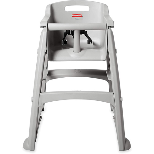 SturdyChair High Chair with Wheels Maritime Industrial Rubber