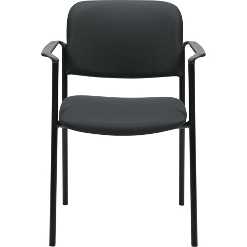 Chaises empilables, Tissu, Hauteur 32", Capacit&eacute; 300 lb, Charbon Maritime Industrial Rubber