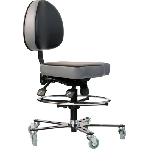 TF 180 Ergonomic Chair, Mobile Maritime Industrial Rubber