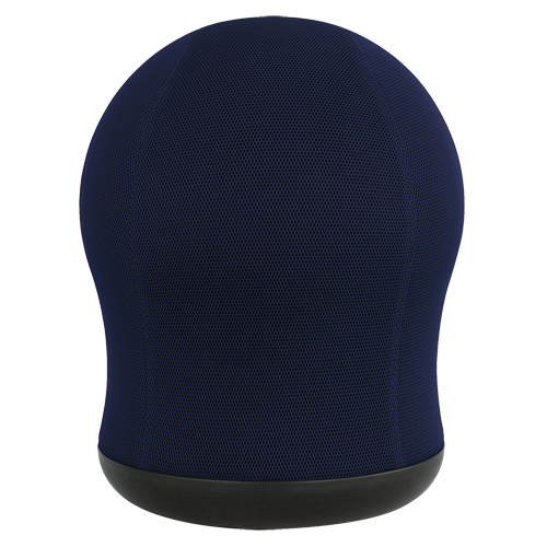 Zenergy Swivel Ball Chair, Vinyl, Blue, 250 lbs. Capacity Maritime Industrial Rubber