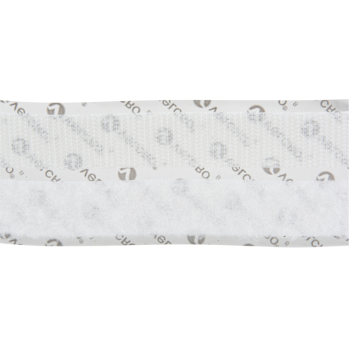 Attache, Boucle et crochet, 15' x 3/4", Adh&eacute;sif, Blanc Maritime Industrial Rubber