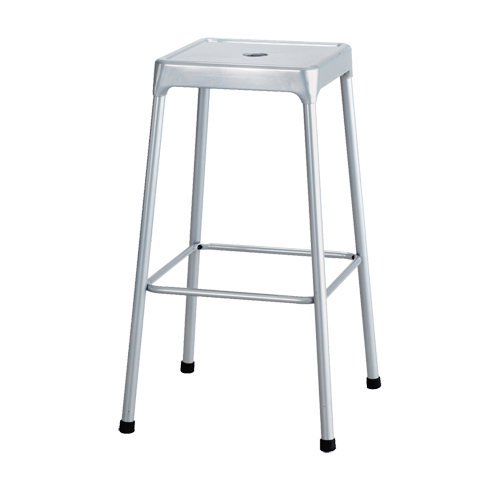 Tabouret en acier pour bistro Safco, Stationnaire, Fixe Hauteur, Capacit&eacute; 250 lb Maritime Industrial Rubber