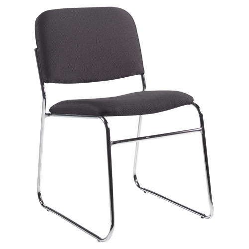 Chaise sans accoudoirs, Tissu, Hauteur 30", Capacit&eacute; 200 lb, Noir Maritime Industrial Rubber