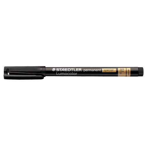 Lumocolor&reg; Permanent Marker, Black, Fine Tip Maritime Industrial Rubber