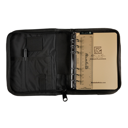 Trousse de d&eacute;part pour planificateur de terrain, Couverture souple, Noir, 0 Pages, 4-5/8" , 7"  Maritime Industrial Rubber
