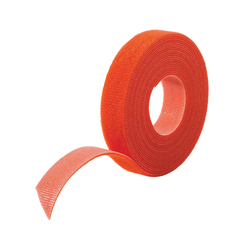 One-Wrap&reg; Cable Management Tape, Hook & Loop, 25 yds x 3/4", Self-Grip, Orange Maritime Industrial Rubber