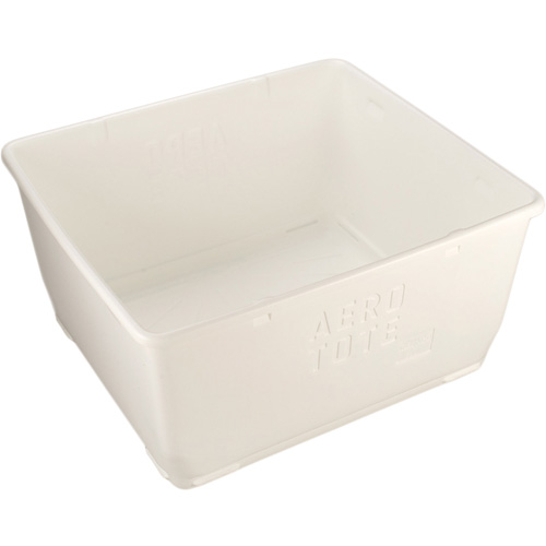 Food Storage Container, Plastic, 108 gal. Capacity, White Maritime Industrial Rubber