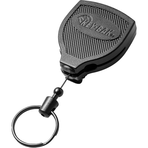 Super48 Heavy-Duty Retractable Key Holder, Polycarbonate, 48" Cable, Belt Clip Attachment Maritime Industrial Rubber