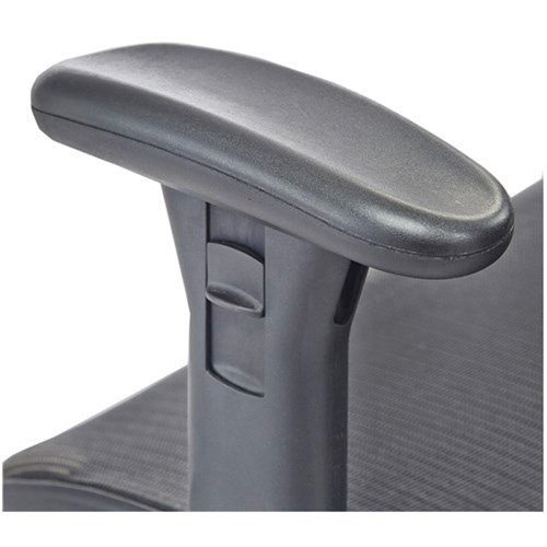 Economical Big & Tall Chair, Mesh, Black, 450 lbs. Capacity Maritime Industrial Rubber