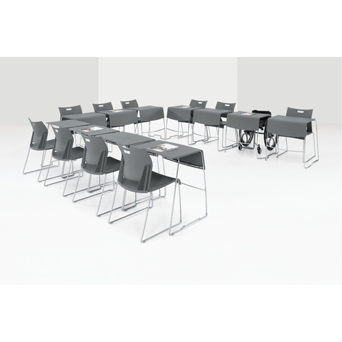 Table empilable Duet Maritime Industrial Rubber