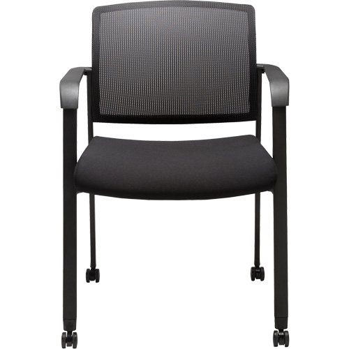 Activ Series Guest Chair with Casters Maritime Industrial Rubber