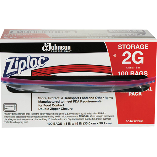 Sacs d'entreposage alimentaire &agrave; double fermeture &agrave; glissi&egrave;re de Ziploc Maritime Industrial Rubber