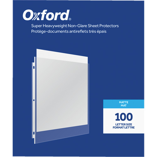 Oxford&reg; Heavyweight Non-Glare Sheet Protectors Maritime Industrial Rubber