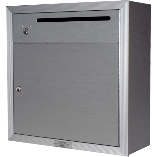 Boîte de collecte, Fixation En surface, 12-3/4" x 16-3/8", 2 portes, Aluminium Maritime Industrial Rubber