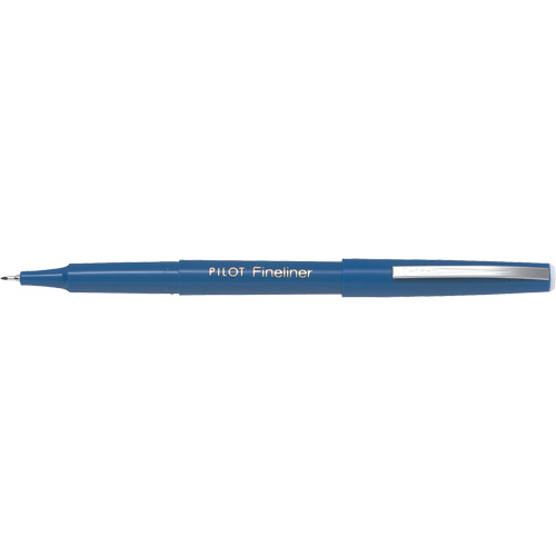 Stylo Fineliner, Bleu, Pointe Fin Maritime Industrial Rubber
