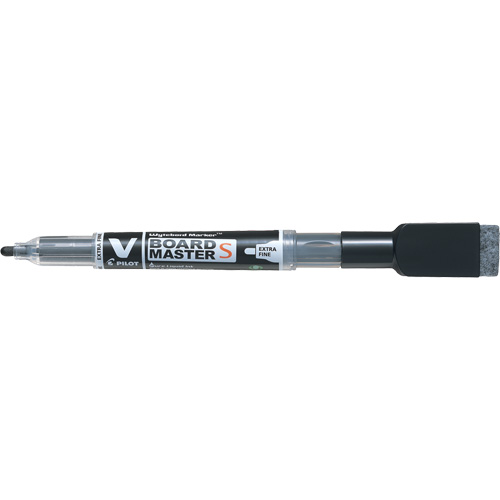 Vboard Master S White Board Marker with Eraser, Blue, Fine Tip Maritime Industrial Rubber