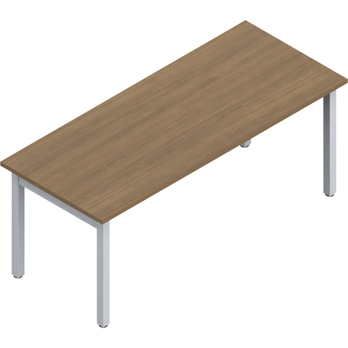 Table bureau Newland, 29-7/10" lo x 72" la x 29-3/5" h, Cerise Maritime Industrial Rubber