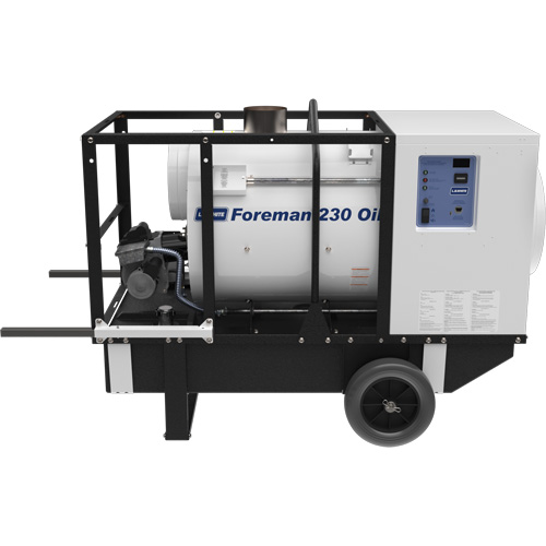 Foreman&reg; 230 Indirect-fired Portable Heater, Oil Filled, Kerosene, 230000 BTU/H Maritime Industrial Rubber