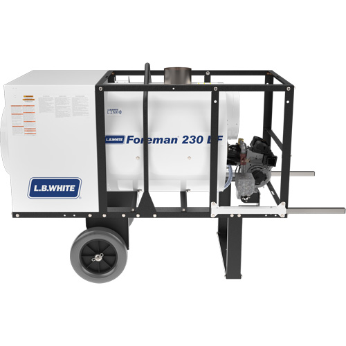 Foreman&reg; 230 Indirect-fired Portable Heater, Radiant Heat, Natural Gas, 230000 BTU/H Maritime Industrial Rubber