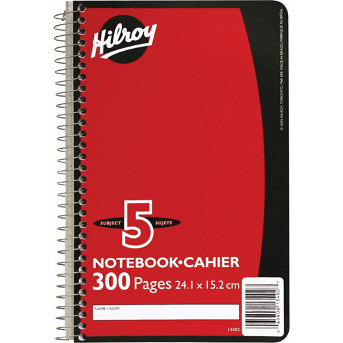 5 Subject Spiral Notebook Maritime Industrial Rubber
