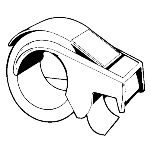 Hand Tape Dispenser, Standard-Duty, Fits Tape Width Of 50.8 mm (2") Maritime Industrial Rubber