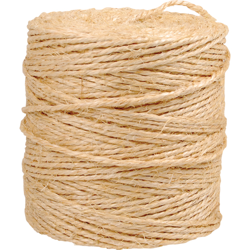 Ficelle d'arrimage, Sisal, 850' Longueur Maritime Industrial Rubber
