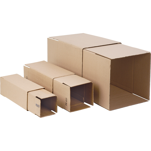 Telescopic Corrugated Boxes, 6" W x 6" L, 36" - 72" Height Range Maritime Industrial Rubber