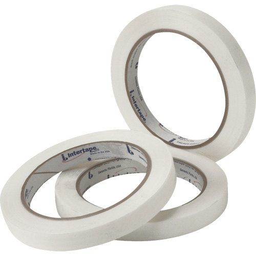 Ruban de cerclage polyvalent blanc, &eacute;paisseur 2,7 mils, 18,288 mm (18/25") x 54,864 m (180')  Maritime Industrial Rubber