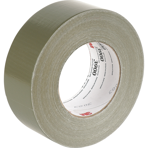 Rubans adh&eacute;sifs polyvalent 3900, 8 mils, Vert olive, 48 mm (2") x 55 m (180') Maritime Industrial Rubber