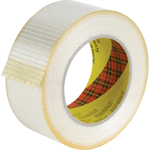 Scotch&reg; Bi-Directional Filament Tape 8959, 5.7 mils Thick, 72 mm (3") x 50 m (164')  Maritime Industrial Rubber