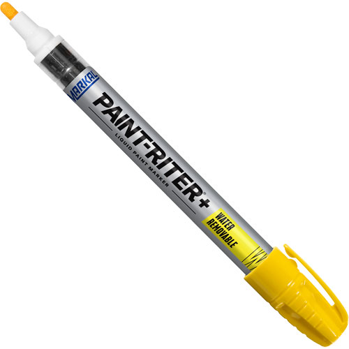 Marqueur &agrave; la peinture nettoyable &agrave; l'eau Paint-Riter+, Liquide, Jaune Maritime Industrial Rubber