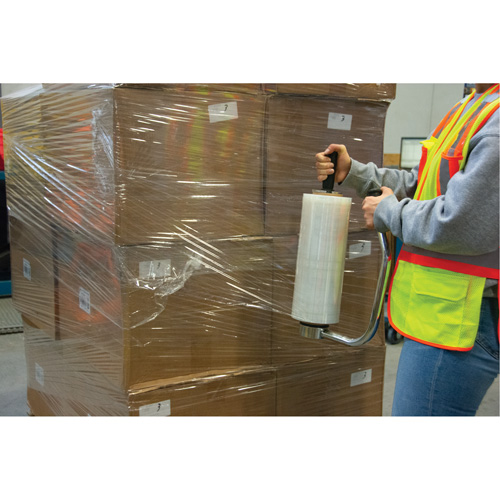 Stretch Wrap, Cast, 80 Gauge (20 micrometers), 18" x 1500' Maritime Industrial Rubber
