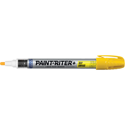 Paint-Riter&reg; + Oily Surface Marker, Liquid, Yellow Maritime Industrial Rubber