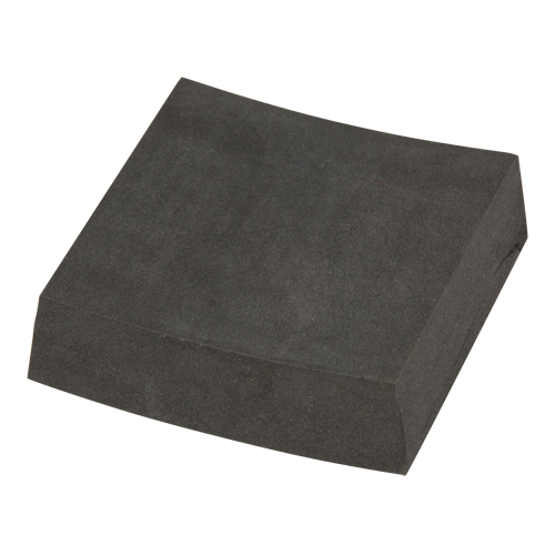 Black Neoprene Foam, 1" Thick, 3" L x 3" W Maritime Industrial Rubber