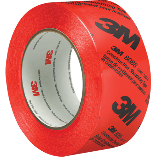 Ruban de rev&ecirc;tement pour la construction 8088, 60 mm (2-3/8") x 66 m (216'), Rouge Maritime Industrial Rubber