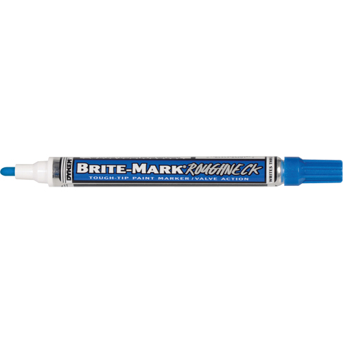 Marqueur RoughNeck Brite-Mark, Liquide, Bleu Maritime Industrial Rubber