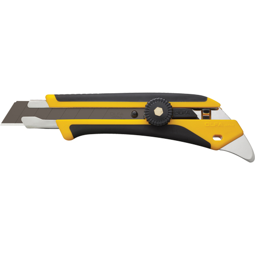 Heavy-Duty Utility Knife with Ratchet Lock, 18 mm Maritime Industrial Rubber