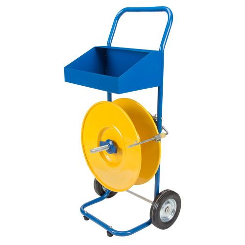 Strapping Dispenser, Polyester/Polypropylene Straps, 8" Core Dia., 8" Roll Width Maritime Industrial Rubber