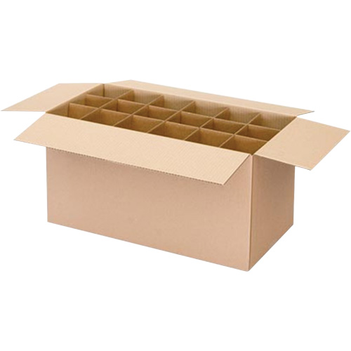 Boîte d'exp&eacute;dition pour cannettes a&eacute;rosols, 12-1/4" lo x 9-3/16" la x 10-5/16" h, ondulations C Maritime Industrial Rubber