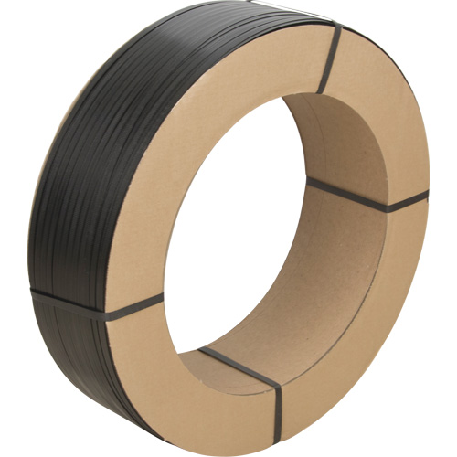 Feuillard, Polypropyl&egrave;ne, 1/2" la x 5600' lo, Noir, Calibre Manuel Maritime Industrial Rubber