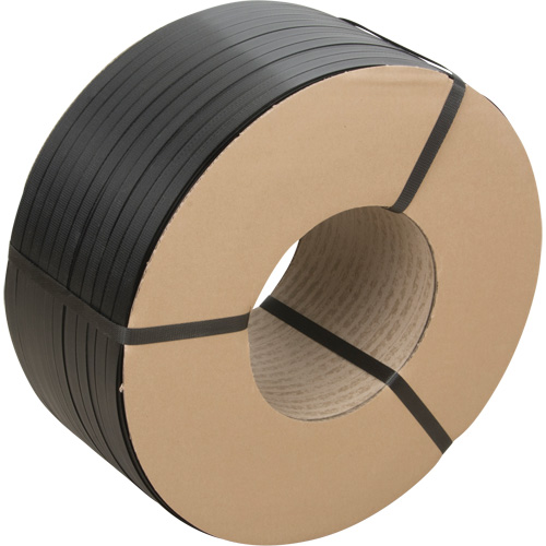 Strapping, Polypropylene, 5/8" W x 6000' L, Black, Manual Grade Maritime Industrial Rubber