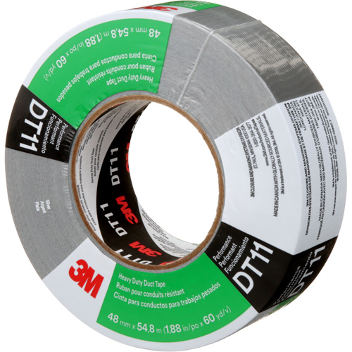 Ruban adh&eacute;sif robuste DT11, 11 mils, Argent, 48 mm (2") x 55 m (180') Maritime Industrial Rubber