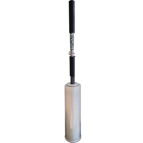 Short Handle Stretch Wrap Dispenser, Fits Rolls 12"-18" Maritime Industrial Rubber