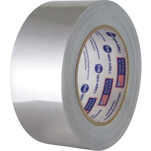 Ruban autocollant argent&eacute; en feuille d'aluminium, &eacute;paisseur 3 mils, 25,4 mm (1") x 54,86 m (180') Maritime Industrial Rubber