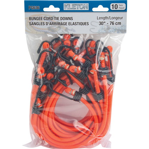 Bungee Cord Tie Downs, 30" Maritime Industrial Rubber