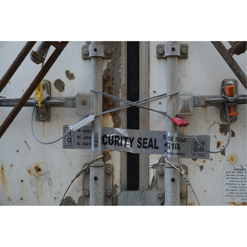 Scell&eacute;s de haute s&eacute;curit&eacute;, 12", M&eacute;tal, Scell&eacute; &agrave; c&acirc;ble Maritime Industrial Rubber