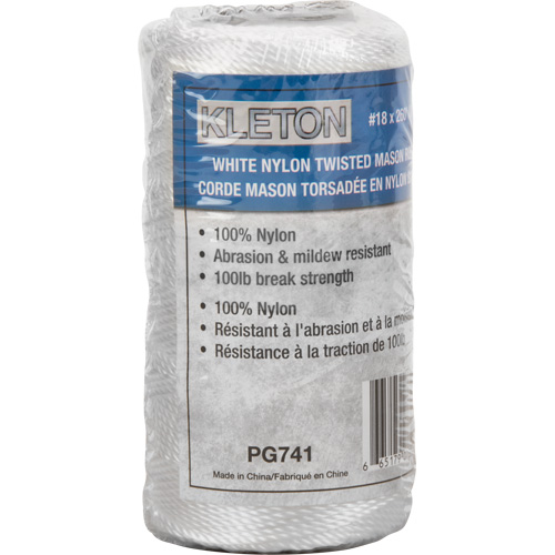#18 Twisted Mason Rope, Nylon, 260' Maritime Industrial Rubber
